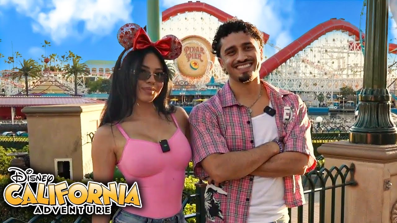 Nick Grajeda & Destiny Marie Go To Disney California Adventure