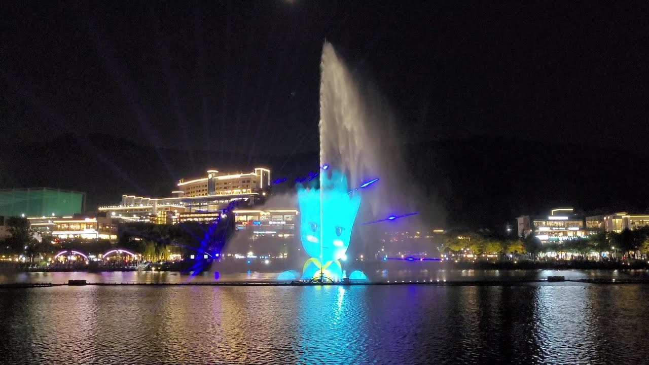 대구수성못 음악 분수 쇼 #DaeguSuseong Lake  Fountain Show#미디어아트분수쑈#수성유원지#음악분수쑈#수성못아경#입체분수쑈#폰촬영편집강민#가요사랑tv