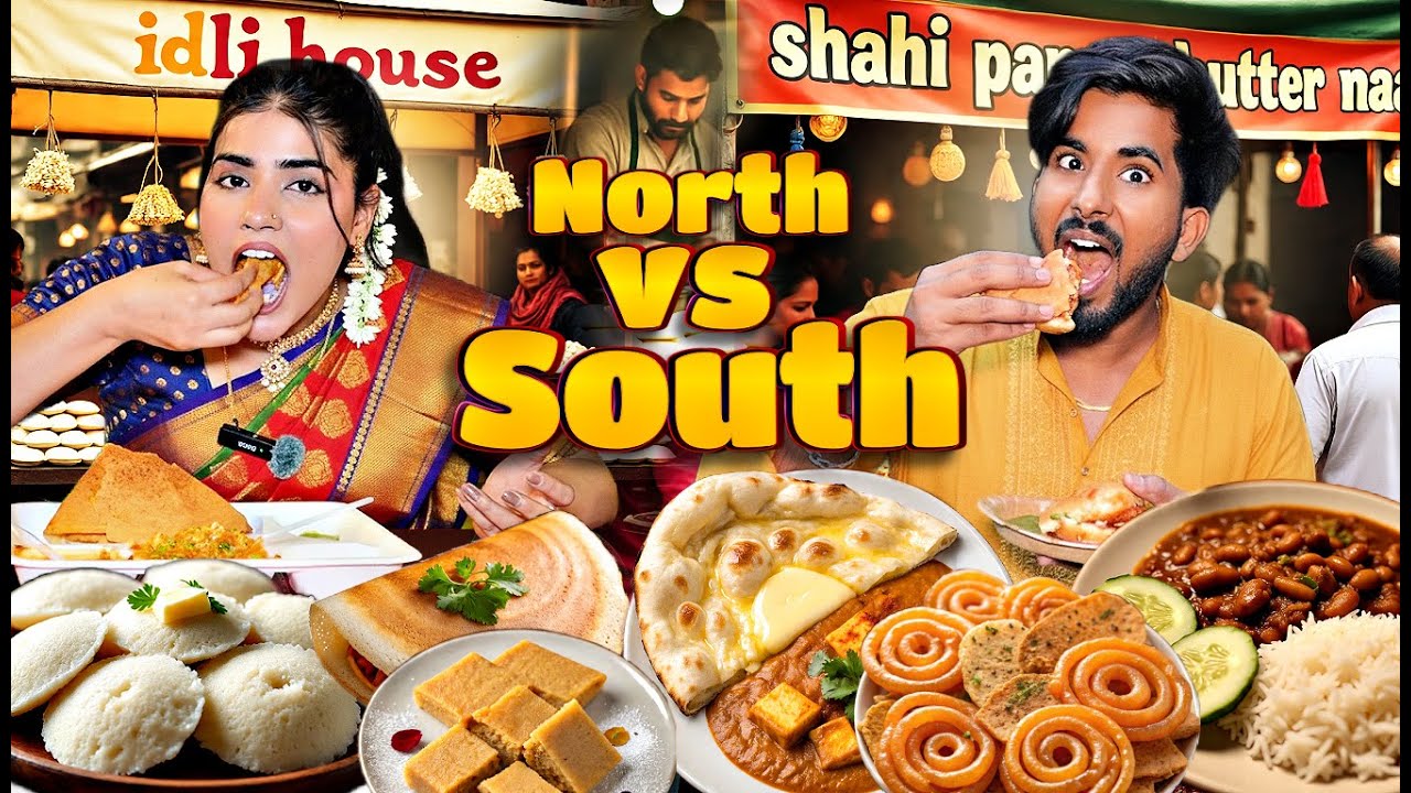 North Indian Food vs South Indian Food Challenge | Who Has The Best Food??