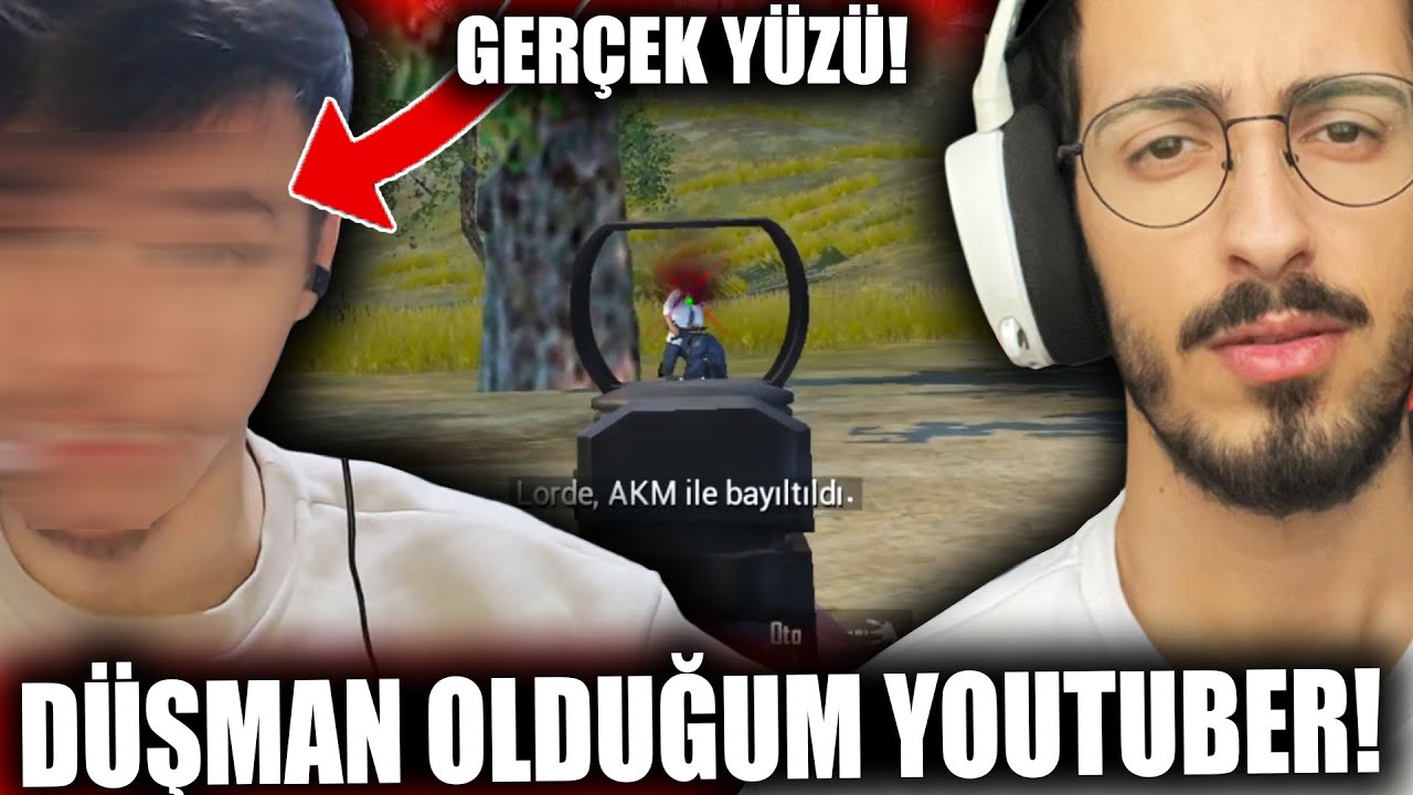DÜŞMAN OLDUĞUM YOUTUBERLE YÜZLEŞTİM! (GERÇEK YÜZÜ) - PUBG Mobile Lite