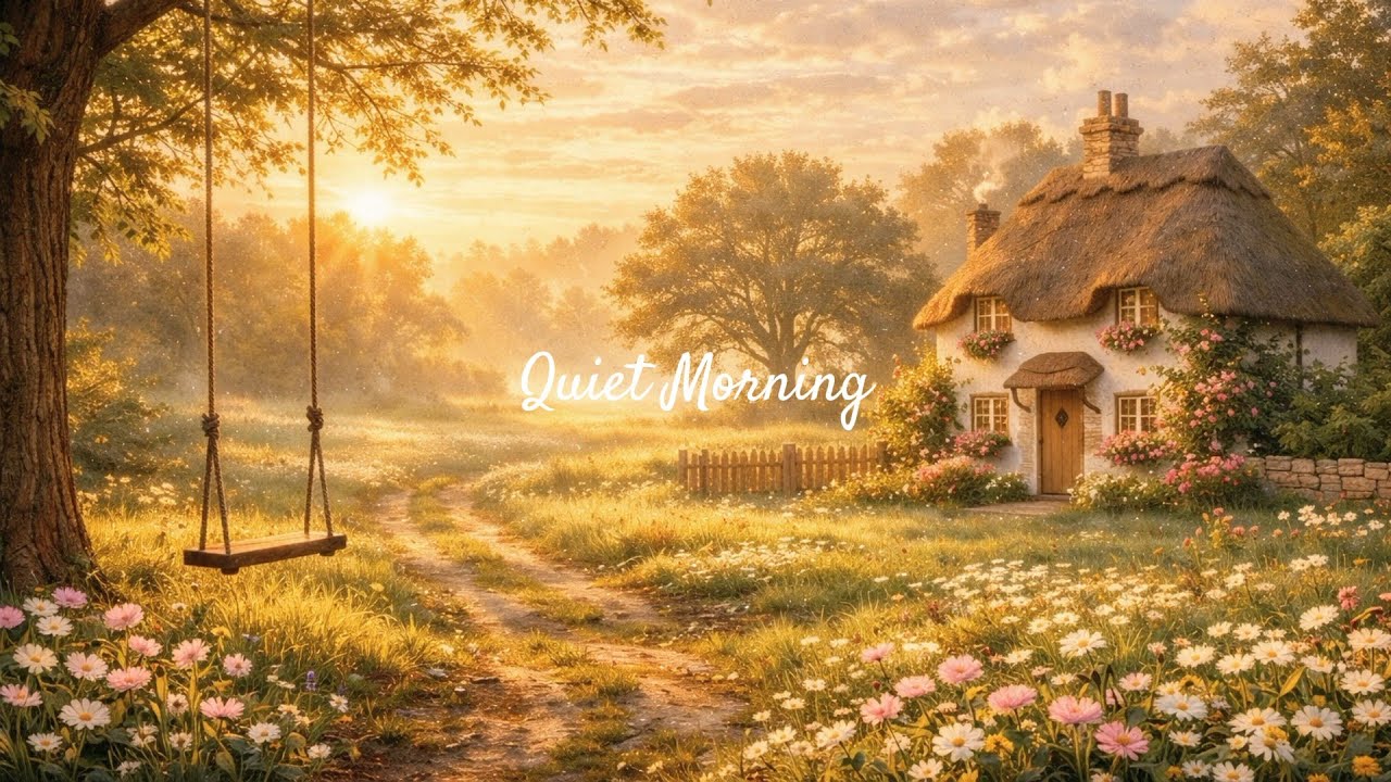 Relaxing Piano for Study & Sleep — Quiet Morning Meadow
