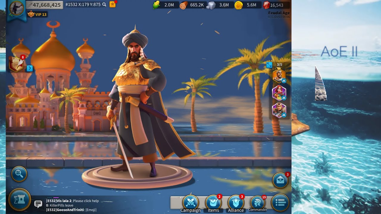 MASSIVE POWER UP MGE SALADIN!!!! - Rise of Kingdoms