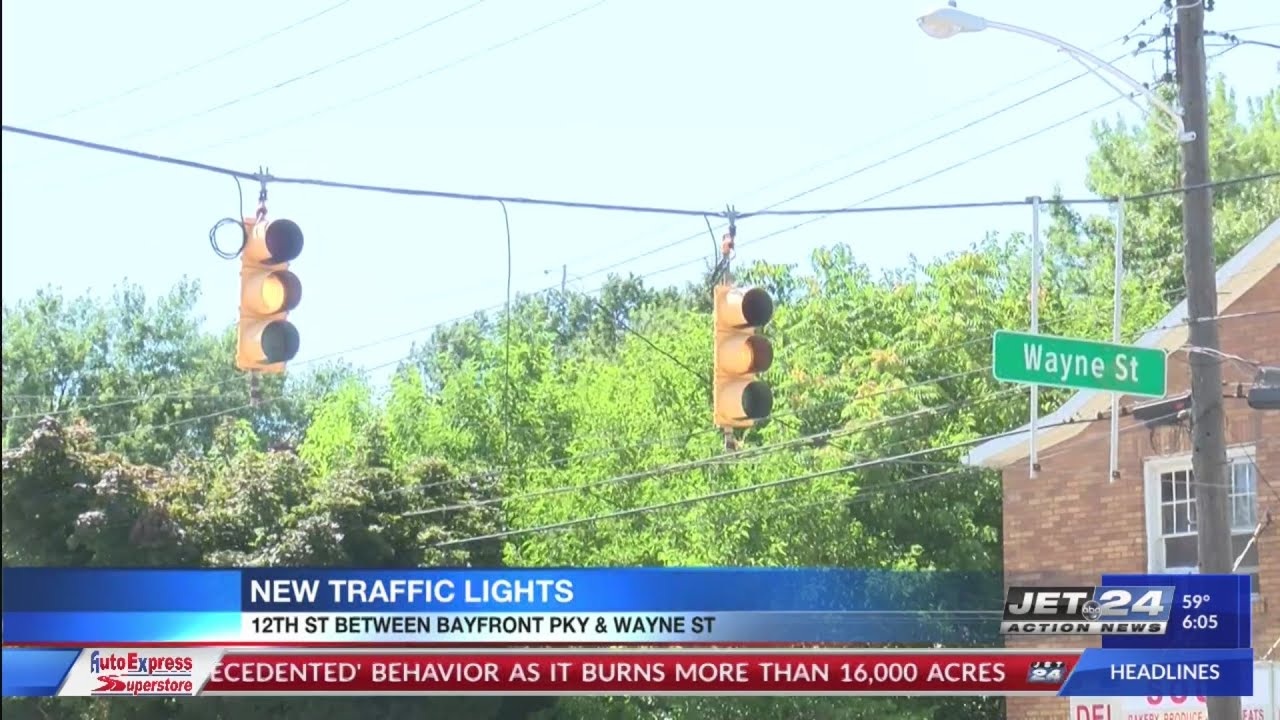 Work underway along 12th St. to install new traffic lights; delays expected