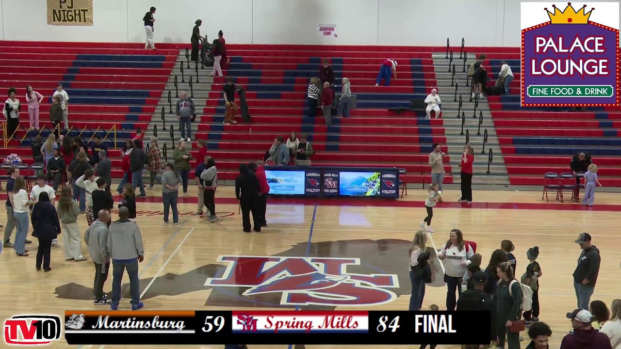 WV High School EPAC Boys Basketball: Martinsburg Bulldogs @ Spring Mills Cardinals (2.20.2026)