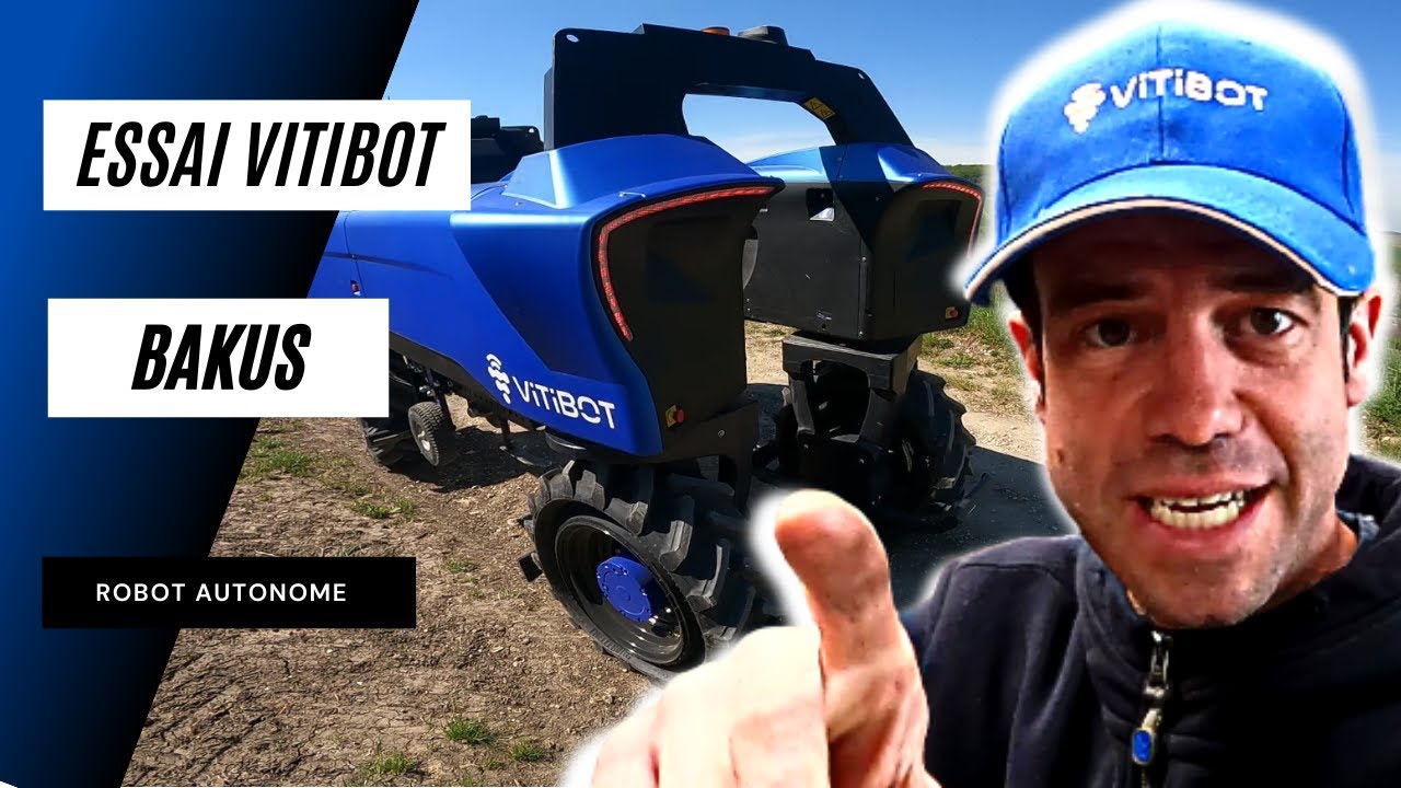 ⚠️LE TRACTEUR DU FUTUR ? 🚜 - Essai du BAKUS de chez VITIBOT - 2022 - [ CHAMPAGNE ]