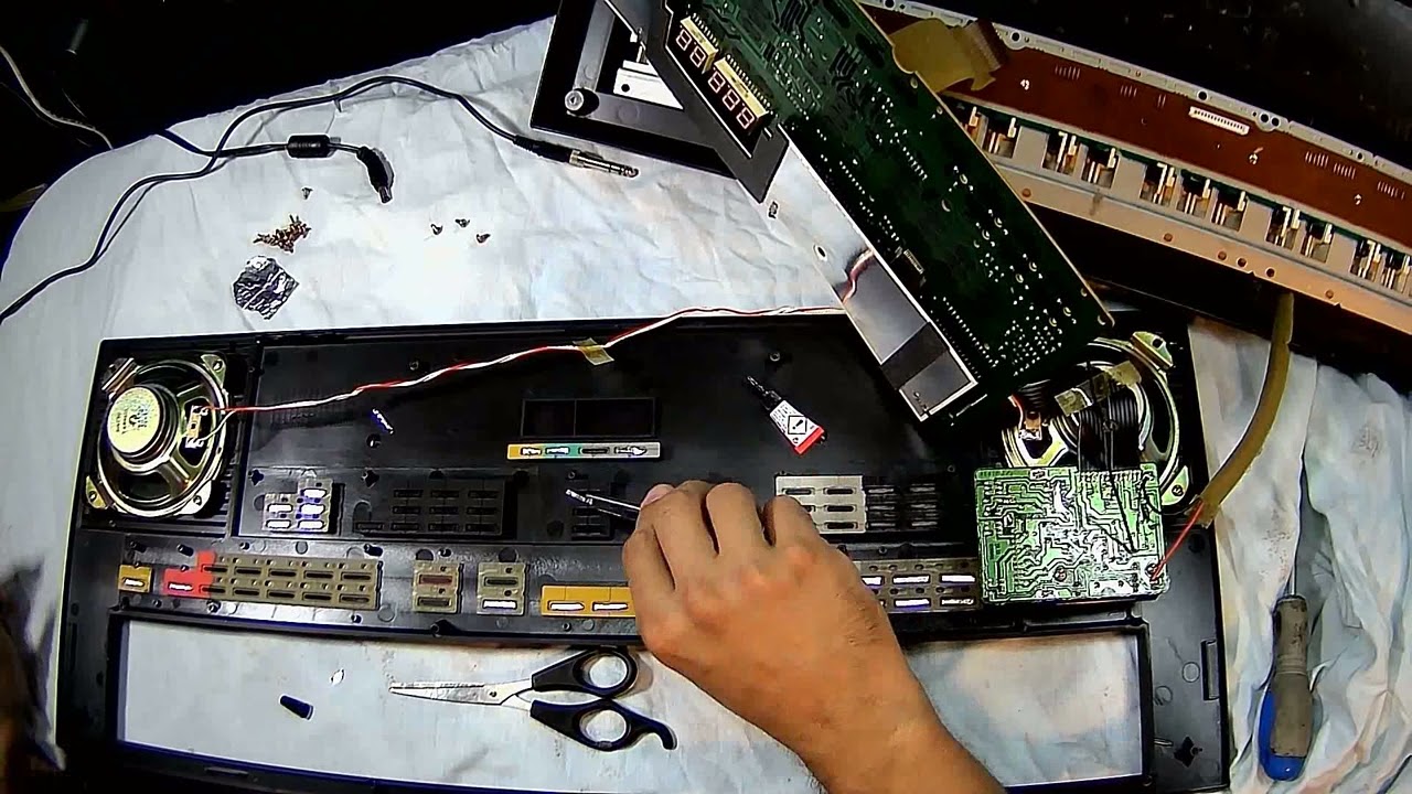 YAMAHA PSS - 480 - HOW TO repair non working buttons