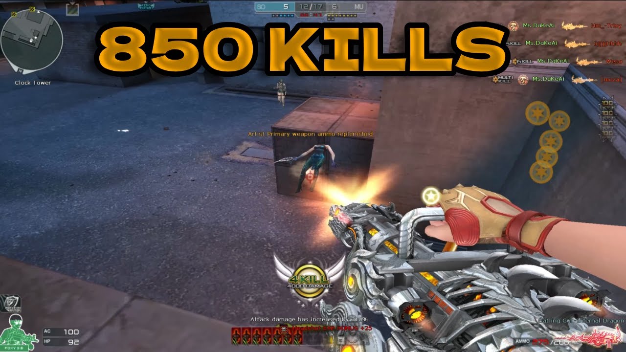Gatling Gun-Infernal Dragon - Hero Mode X (HMX) : Crossfire West