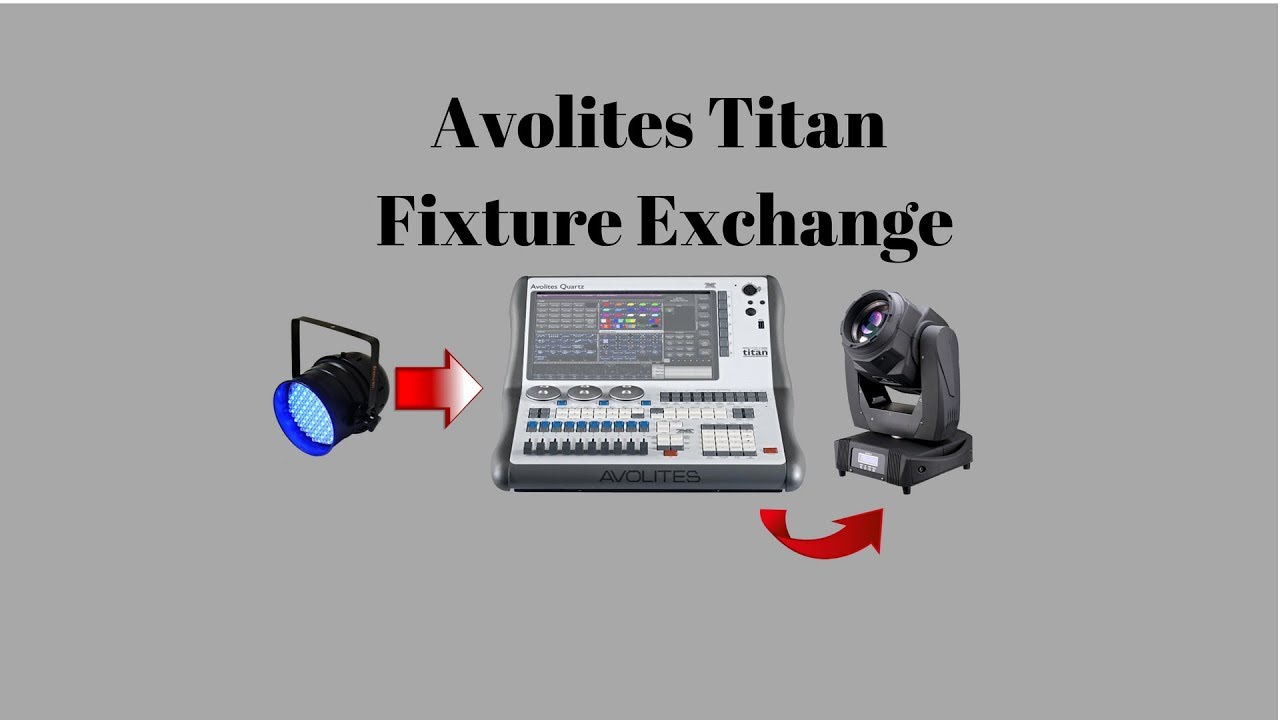 Avolites Fixture Exchange - Avolites Fixture Değiştirme