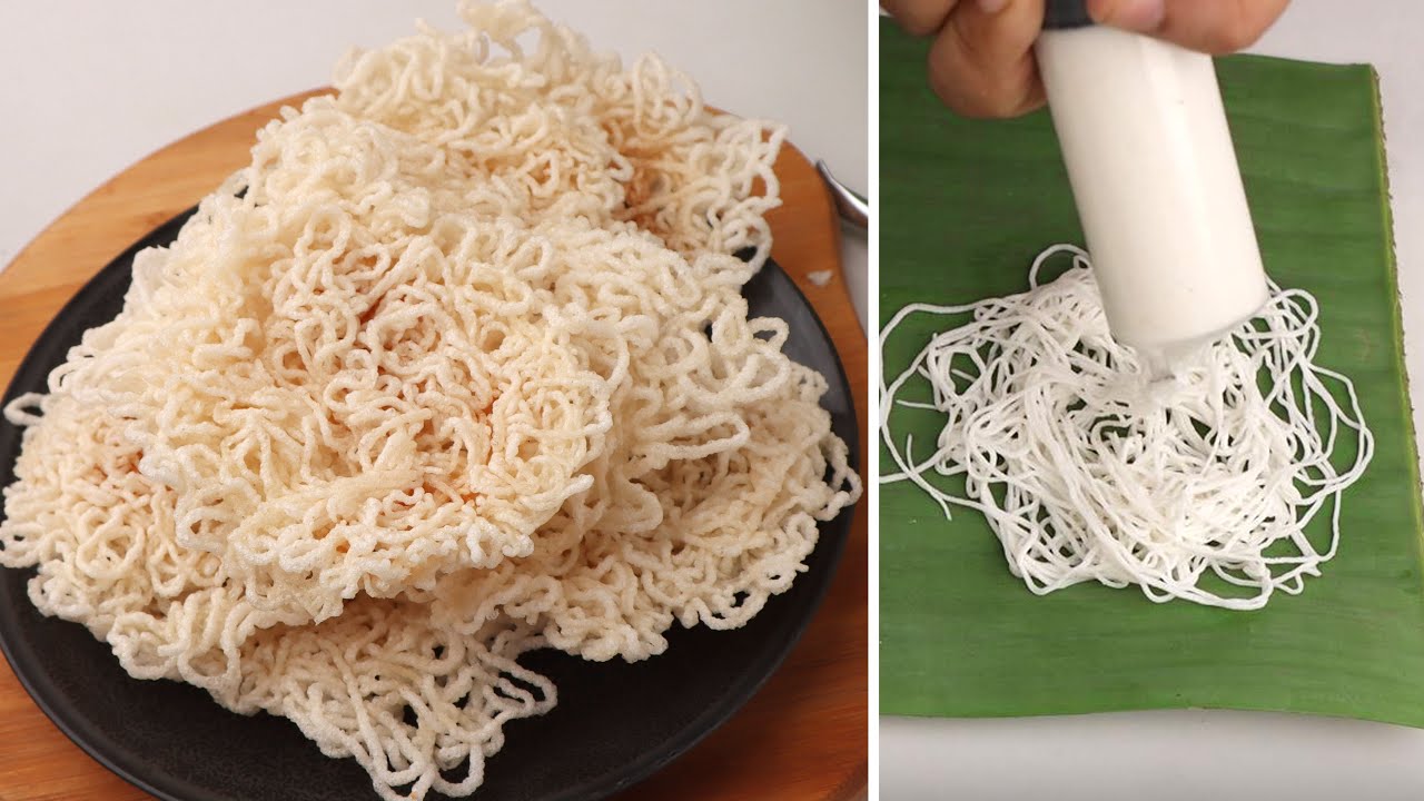 ১ কাপ চালের গুঁড়ার মচমচে সিরিঞ্জ পিঠা। Sirinj Pitha | Inoson Pitha | Rice Snack | Pitha Recipe