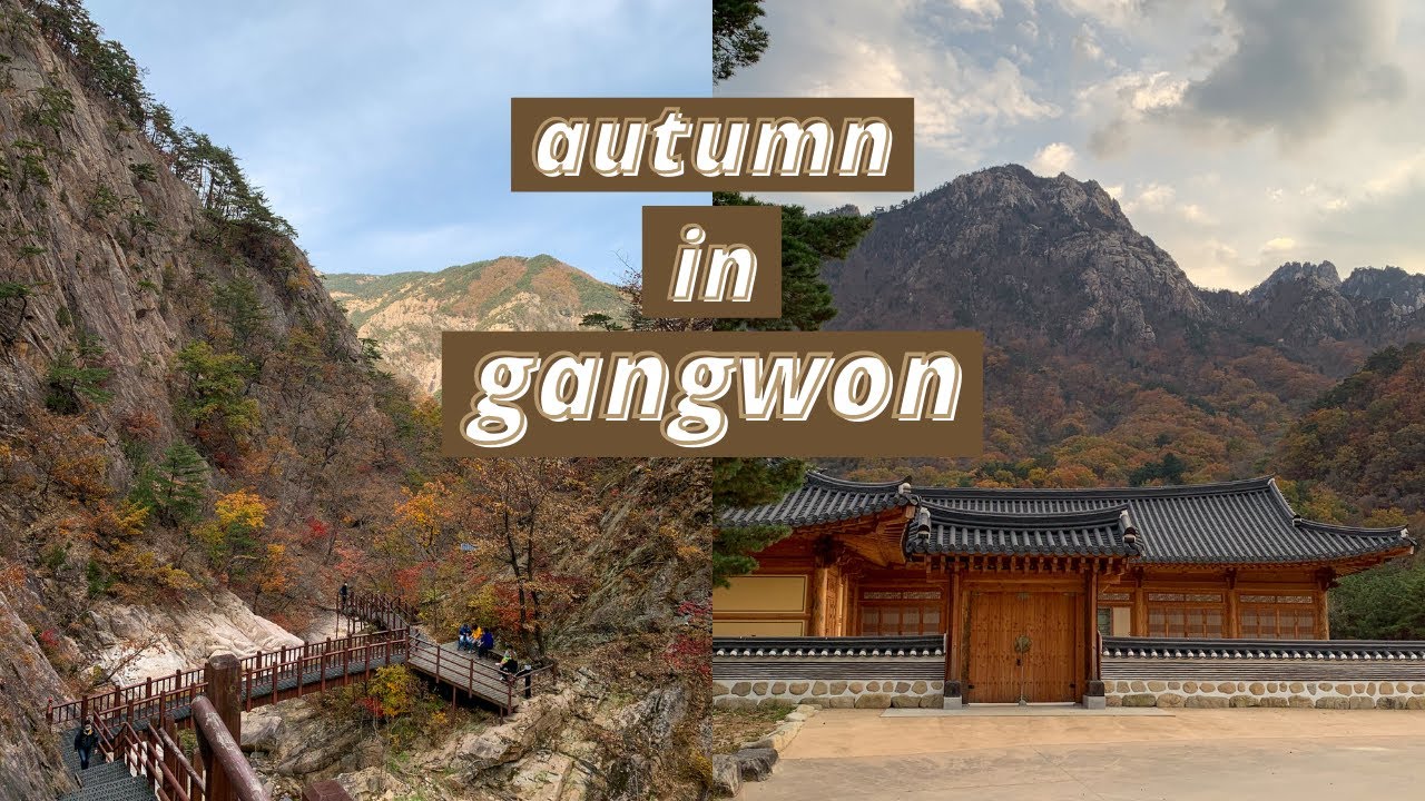 autumn in gangwon, south korea 🍁 hiking seoraksan in sokcho & biking in yangyang VLOG