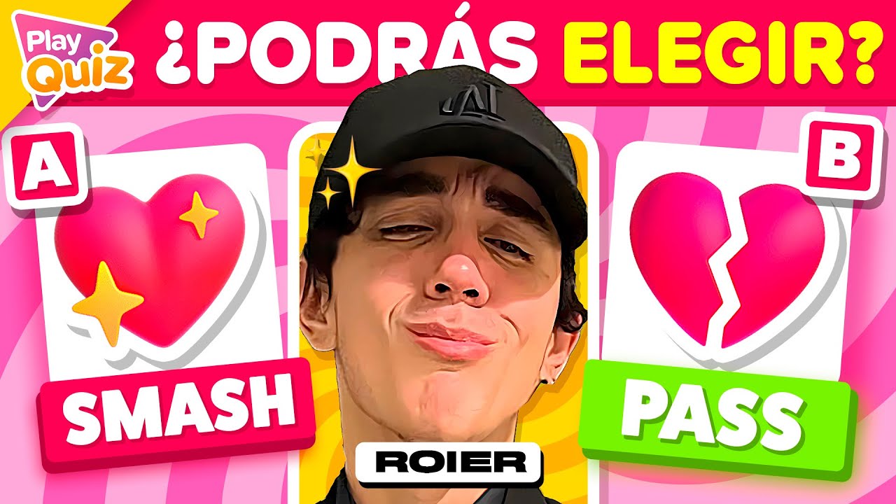 Cita o Pasar de Streamer ❤️🤔💔  SMASH O PASS 🔥 | ¿Qué Prefieres? | Play Quiz de Streamers