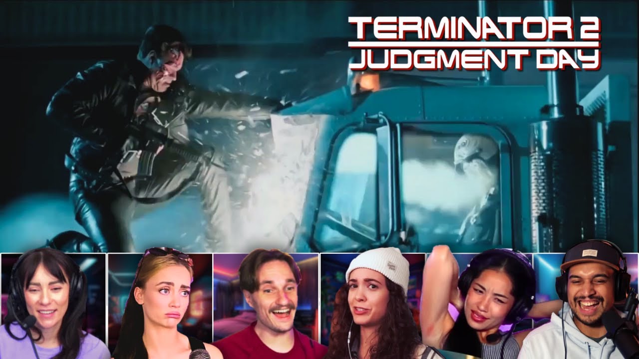 TERMINATOR 2 FINAL FIGHT Sequence | Reactors Reacting Along | TERMINATOR 2 : JUDGEMENT DAY (1991)