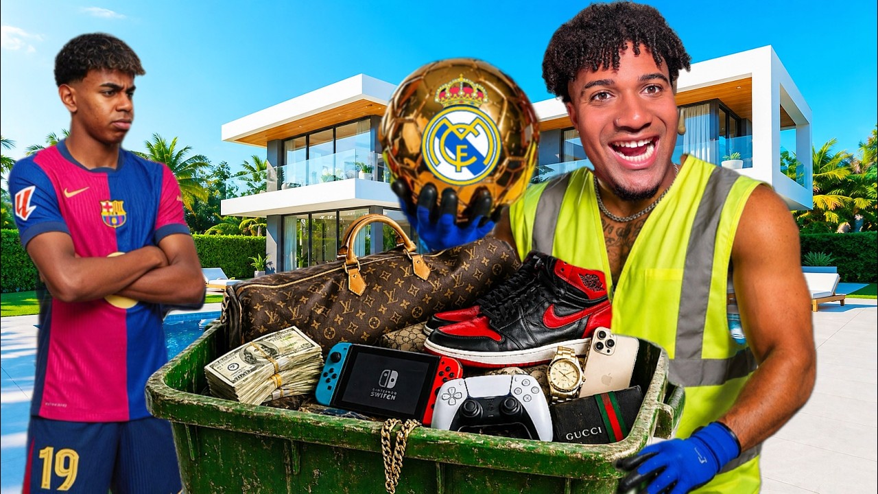 BUSQU&Eacute; BASURAS DE MILLONARIOS FUTBOLISTAS