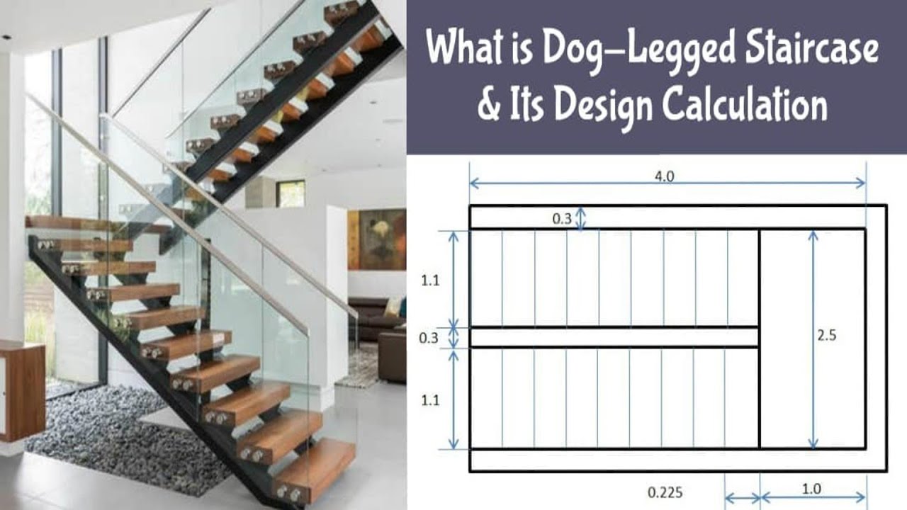 What is Dog Legged Staircase? | Types of Staircase | Construction Engineering