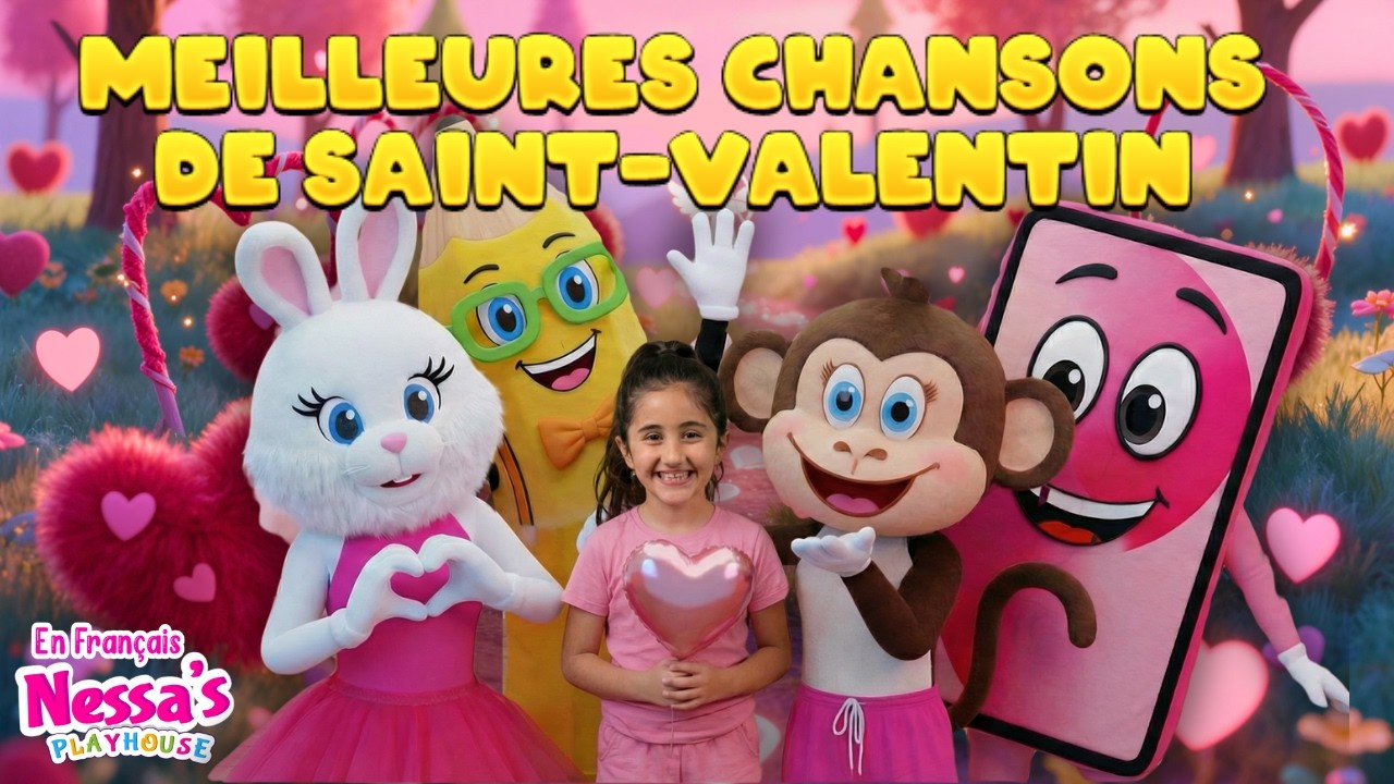 Chansons Saint Valentin 2026 pour Maternelle | Amusantes avec Gestes | Tu es Mon Valentin