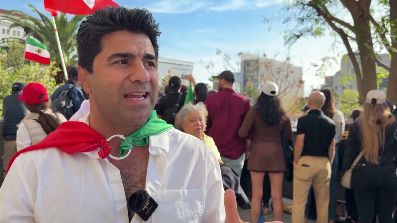 Downtown LA Joins Worldwide Movement Against Iran’s Islamic Republic