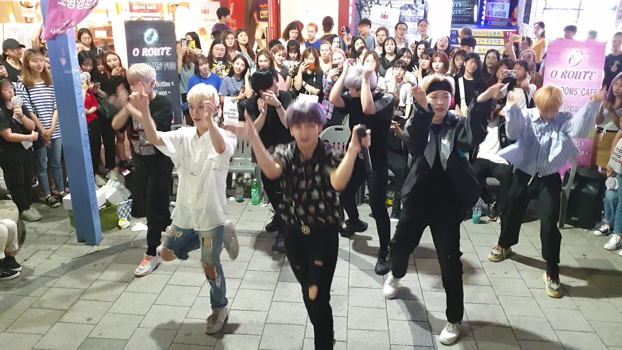 《BlockB_HER》20190705_212325#KingdomS(킹덤즈) 블락비#헐 홍대버스킹 #SnowHorse