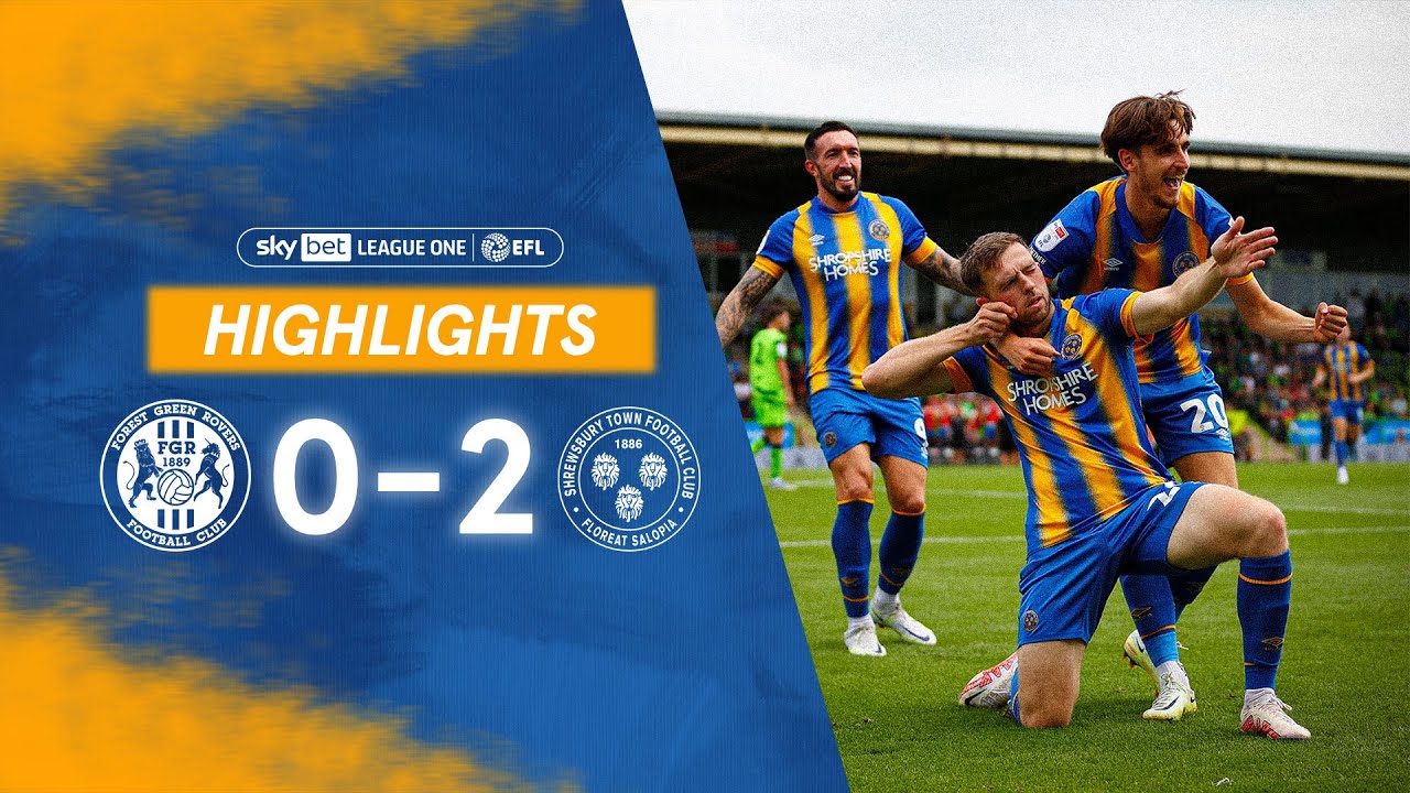 Forest Green Rovers 0-2 Shrewsbury Town | Highlights 22/23