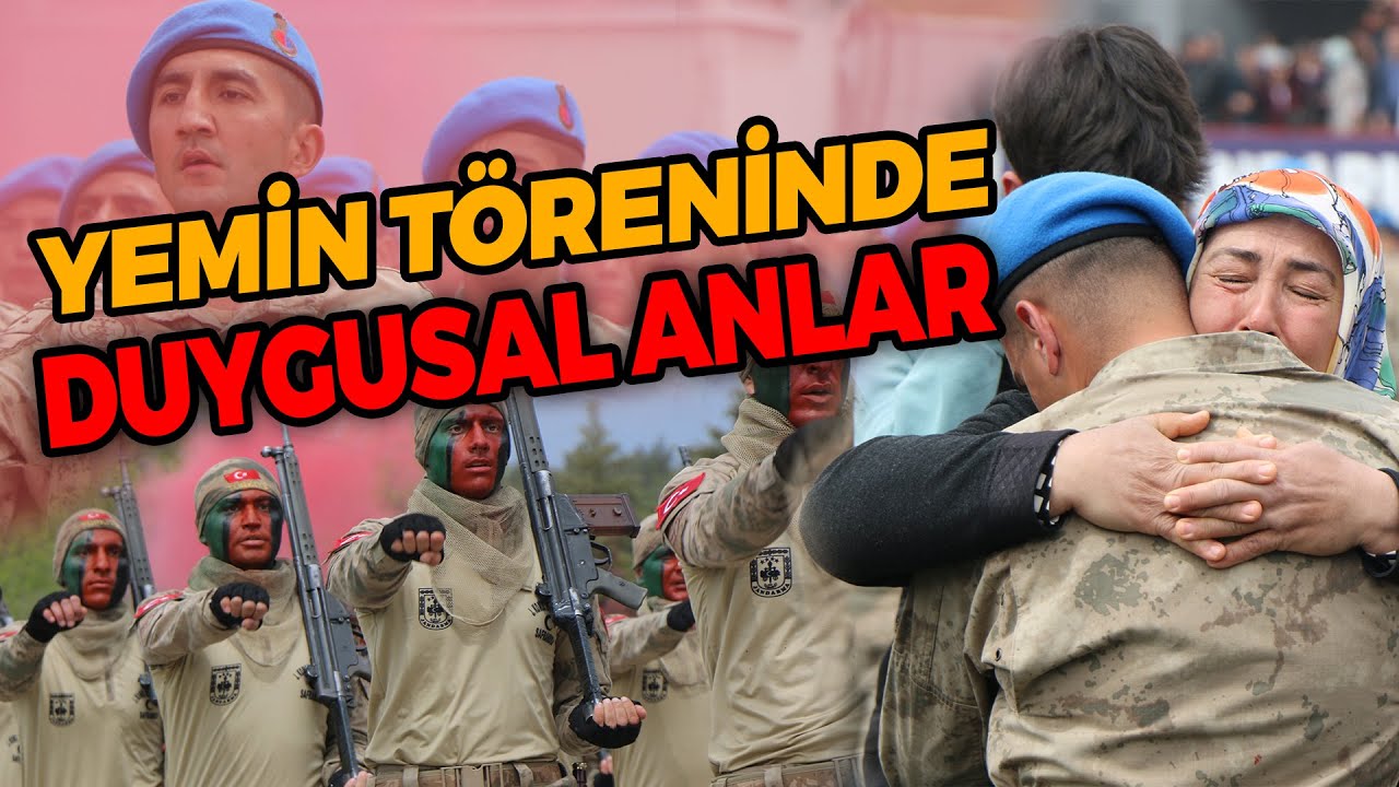 Yemin töreninin ardından duygusal anlar