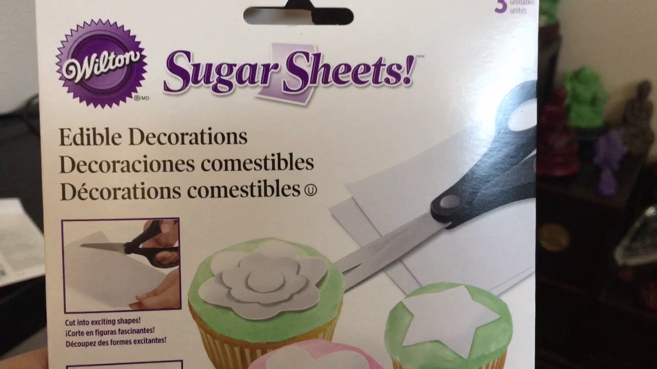 Cutting Sugar Sheets with Silhouette Cameo
