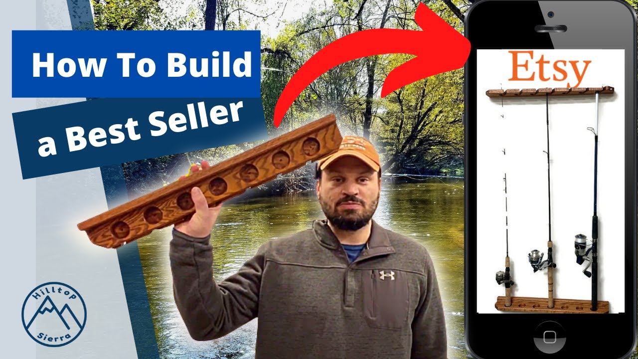 Vertical Fishing Rod Holder | Fishing Pole Rack | How to Build Fishing Pole Storage | #Fishing