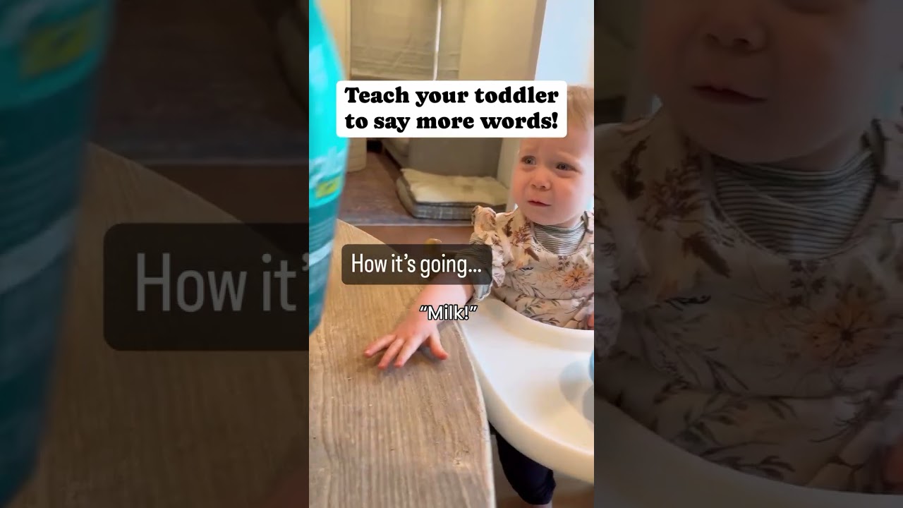 My daughter's speech breakthrough moment (before and after) 