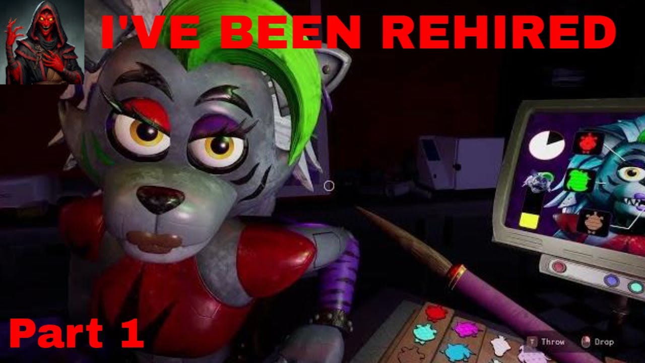 I'VE BEEN REHIRED (NON VR MODE, BACKSTAGE & FOOD PREP)|Five Nights at Freddy's Help Wanted 2 part 1
