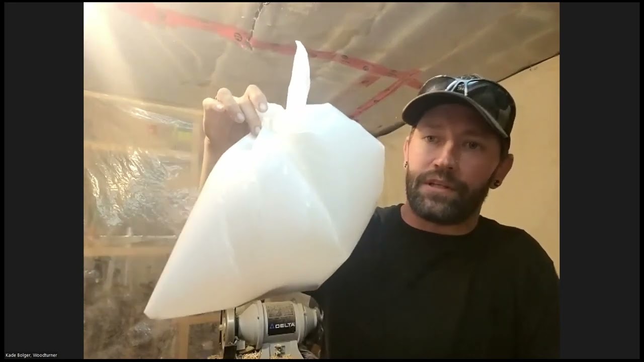 2024-09-18 Drying ultra-thin, wet, once turned projects with Kade