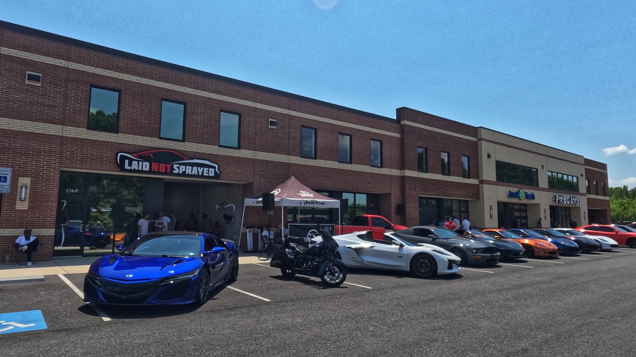 Laid Not Sprayed - Vinyl Wrap Shop Grand Opening Car Show