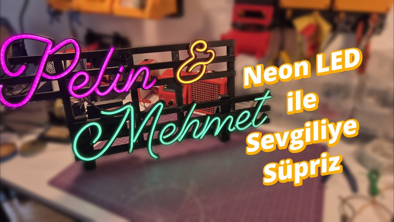 3D Baskı ile Neon Led Tabela Yapılır Mı?