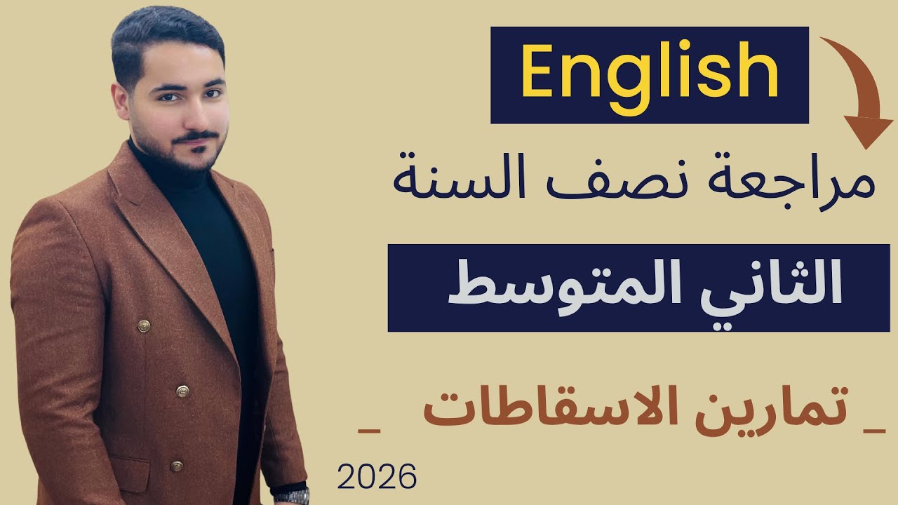 المراجعة المركزة للصف الثاني المتوسط حل جميع تمارين الإسقاطات 