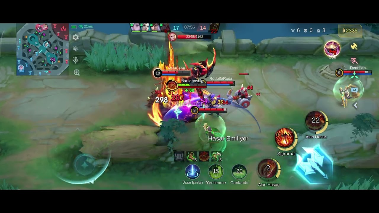 MOBİL LEGENDS THAMUZ İLE ORTALIGI KASIP KAVURDUK 