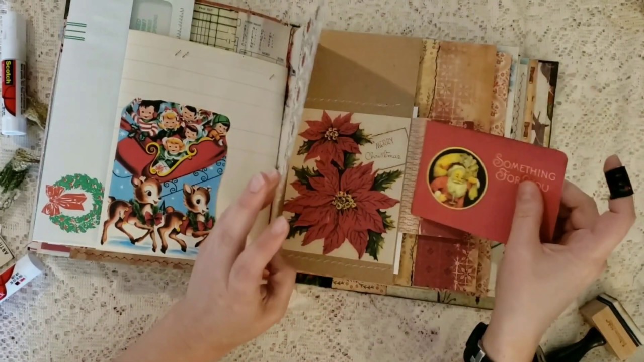 December Daily Day 9 Junk Journal Style 2019 Using Little Bindy's December Zine