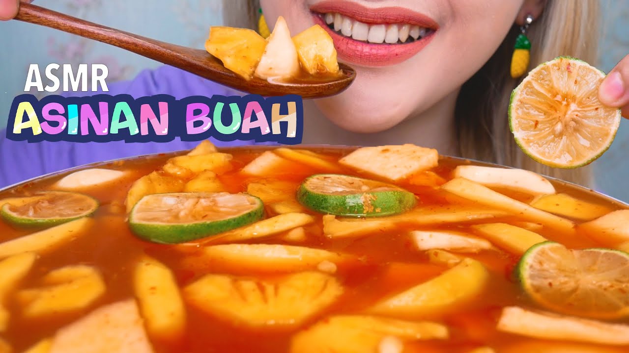 #193 Request ASMR ASINAN BUAH ASYEM SYEGERR BIKIN MEREM MELEK | ASMR Indonesia