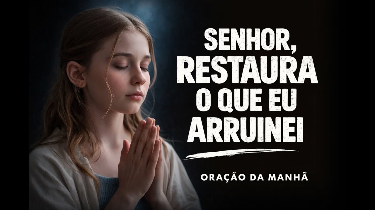 Senhor, Cura e restaura o meu coração | Oração da Manhã 🙏-  Fé Todo Dia!