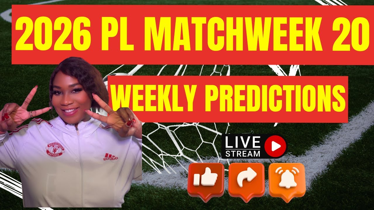 PL Week 20 Predictions | Title Race Pressure + Top 4 Drama