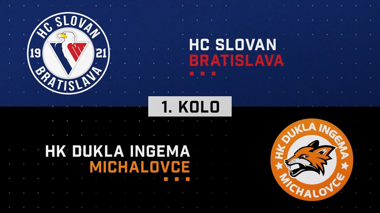 1.kolo štvrťfinále HC Slovan Bratislava - HK Dukla INGEMA Michalovce HIGHLIGHTS