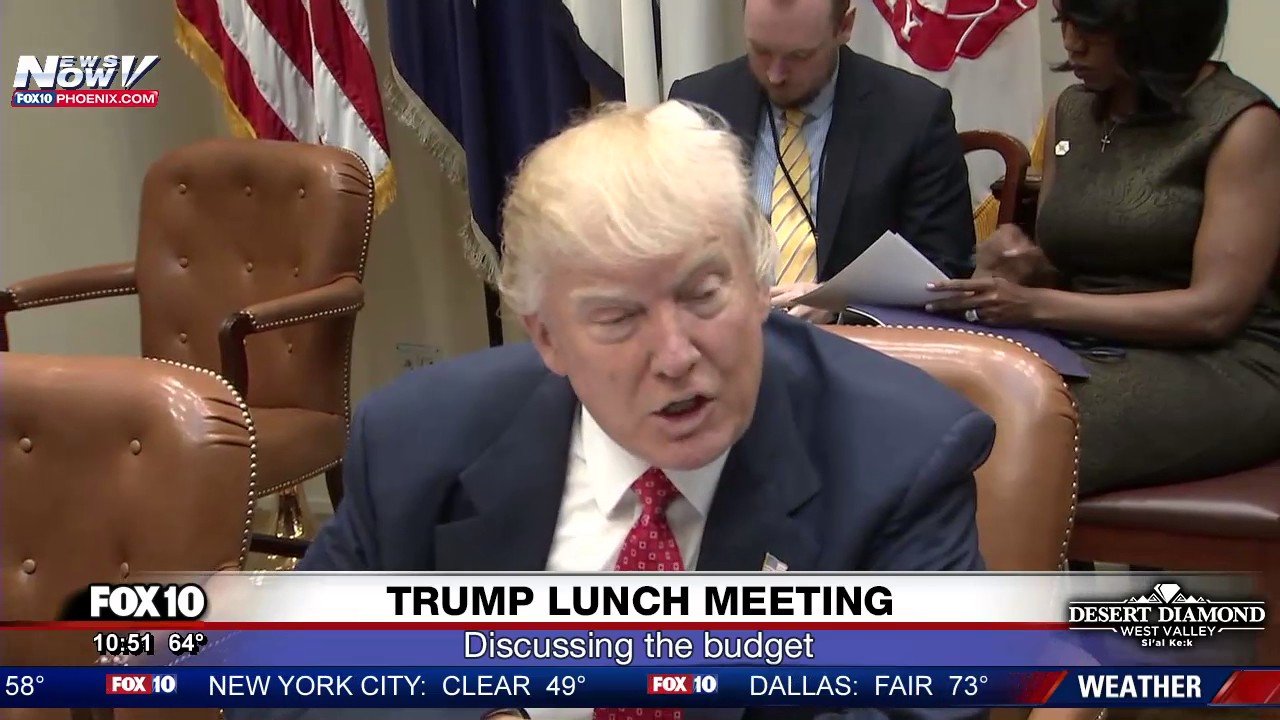 WATCH: President Trump Federal Budget Plan Discussion At White House (FNN)