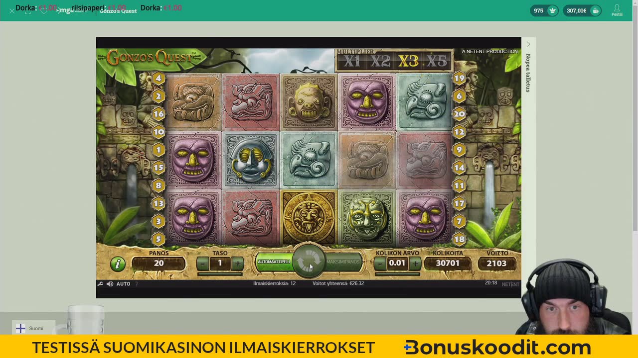 Testiss&auml; Suomikasinon 120 ilmaiskierrosta | Katso miten voitot osuivat! (2019)