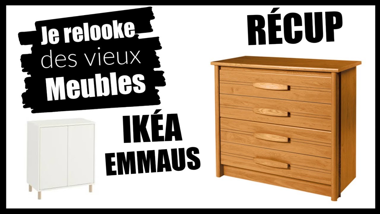 JE RELOOKE DES VIEUX MEUBLES IKÉA EMMAUS (RECUP)