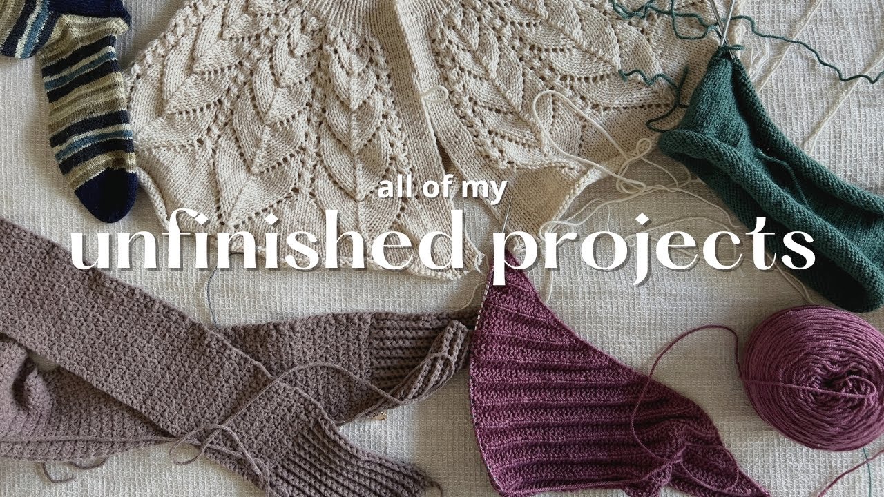 facing my abandoned WIPs | deciding whether to keep or frog my current unfinished projects