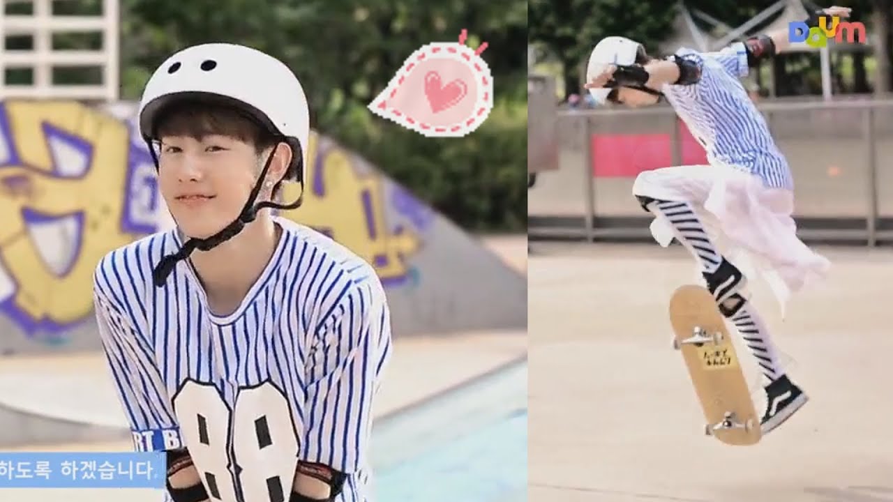 Mark Tuan[GOT7] Play Skateboard'CUT(E) ＞▽＜