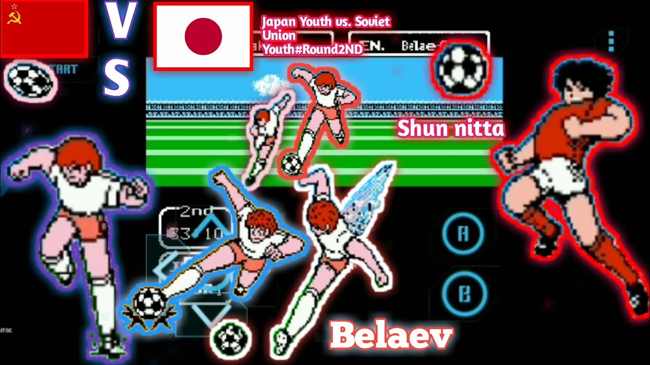 Japan Youth vs. Soviet Union Youth#round2nd [captain Tsubasa voll 2 super striker:]#nes #retro 