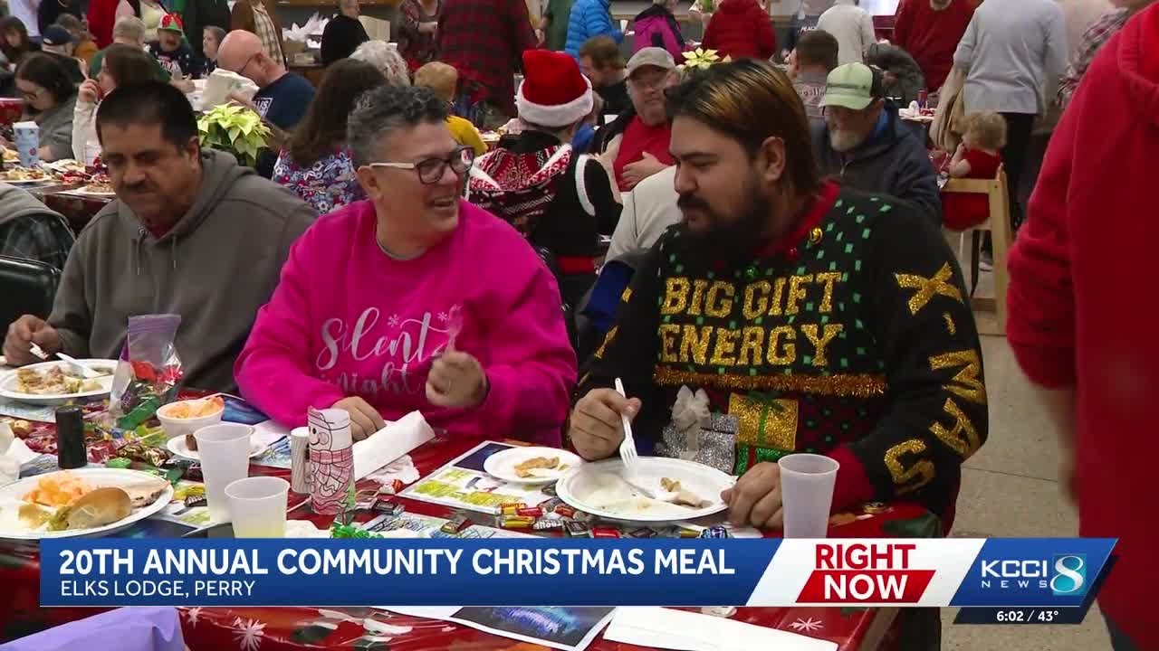 &lsquo;This is about community&rsquo;: Perry celebrates 20 years of Christmas dinner