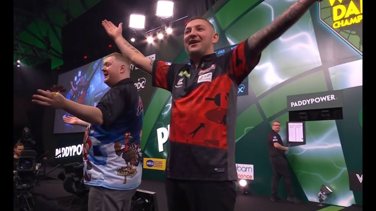 Aspinall Walk-On PDC World Darts Championship 2024 Aspinall vs Evans