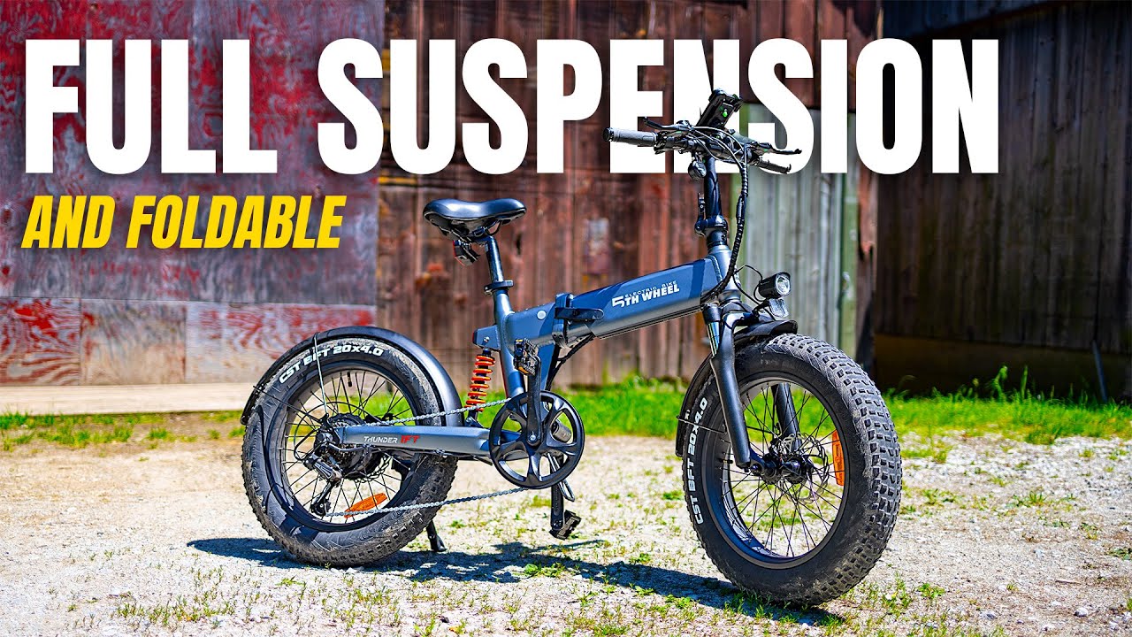 Full Suspension Ebike under $1000 | 5th Wheel Thunder 1FT Ebike Review