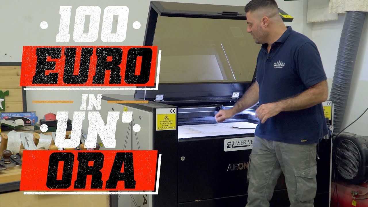 Guadagna 100 euro l&rsquo;ora realizzando incisioni laser - Aeon Nova 10 Elite Laser Veronese