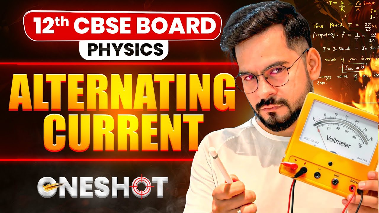 CBSE Board 2026 Physics | 12th Alternating Current One Shot ⚡ | ssp sir