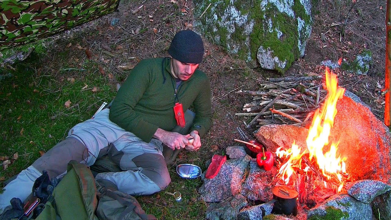 Primitive Grilled Steak [Bushcraft Camp Kitchen]