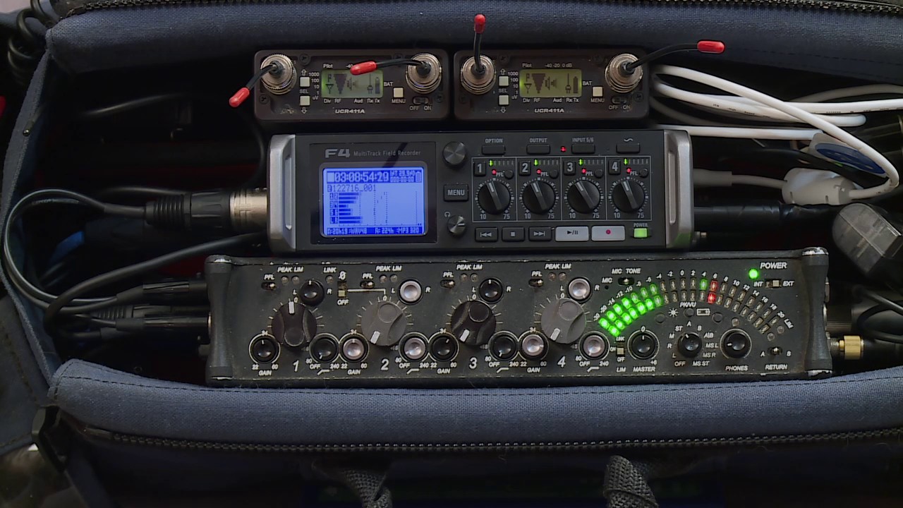 Combining a Zoom F4 and Sound Devices 442